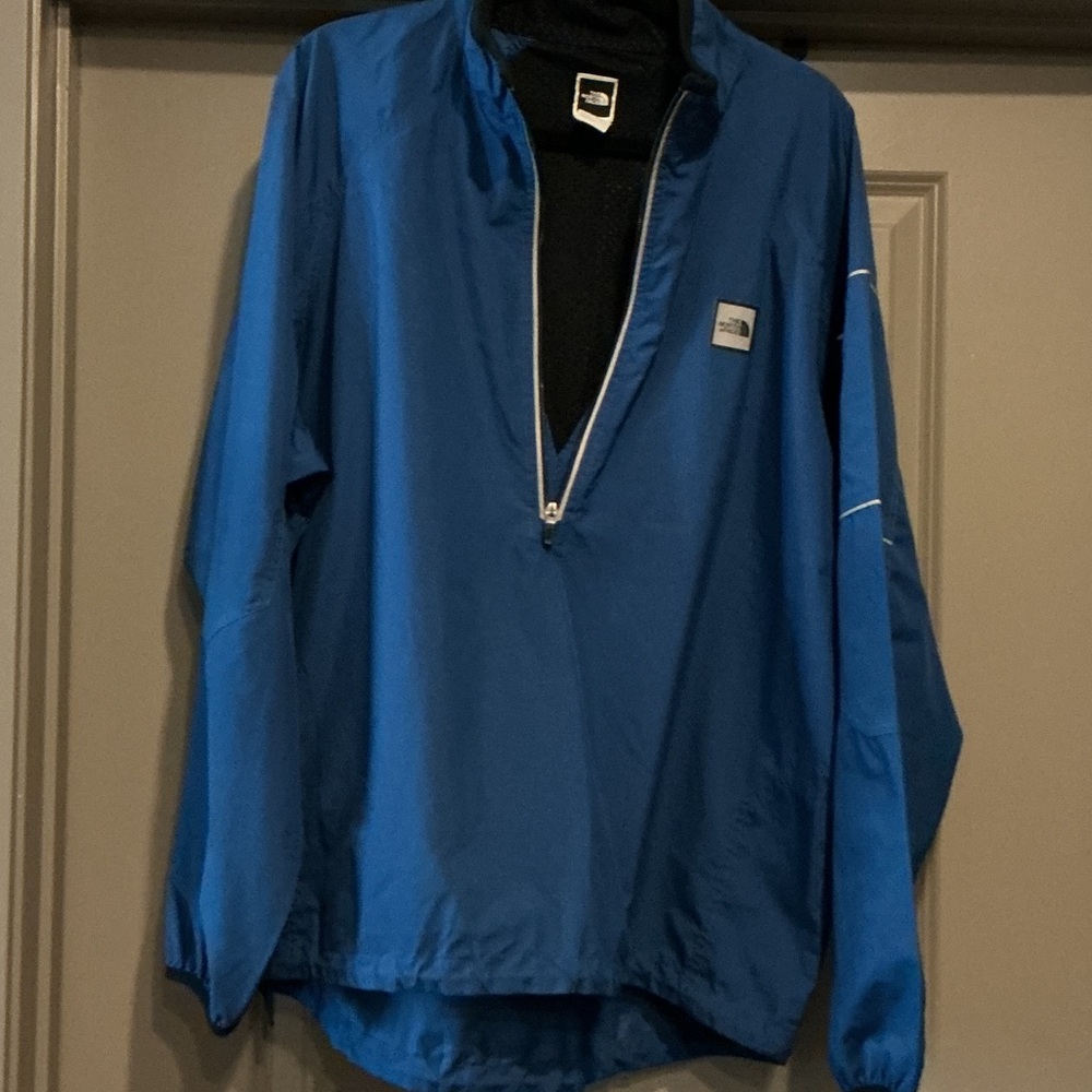 The North Face Royal Blue Pullover Jacket Mens Sz XL Windbreaker